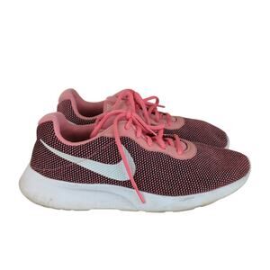 Nike Tanjun BV7432-002 Running Shoes Women's 11 Black Pink Glaze Trainer Walking